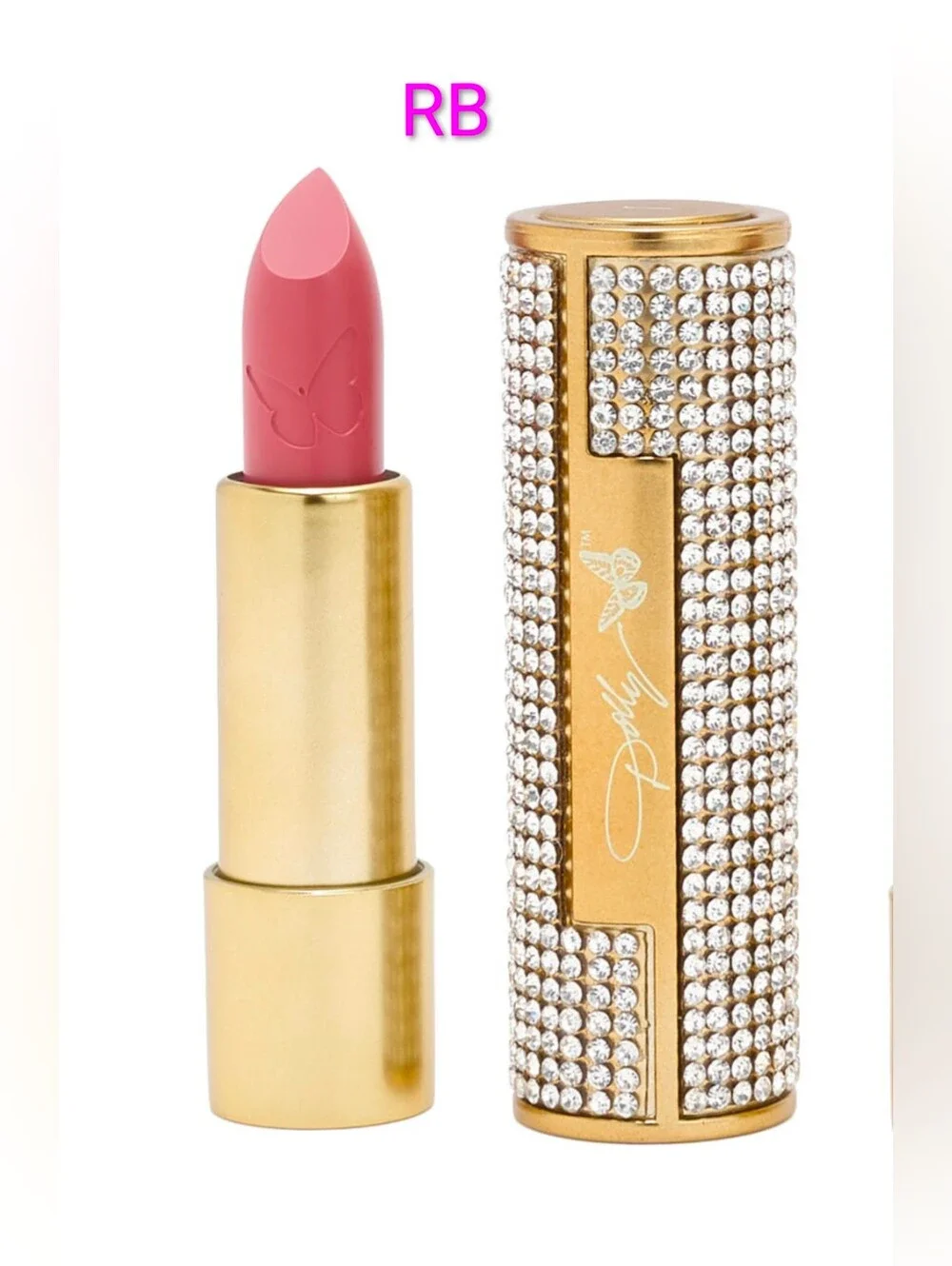 🆕 DOLLY PARTON'S Heavenly Kiss Rhinestone Studded Lipstick Set Of 3